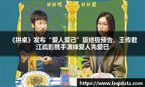壹号娱乐 《拼桌》发布“爱人爱己”版终极预告，王传君江疏影携手演绎爱人先爱己